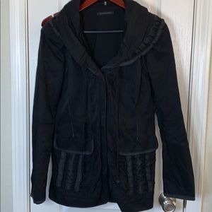 Elie Tahari | Jessie Jacket Hidden Hood Li…